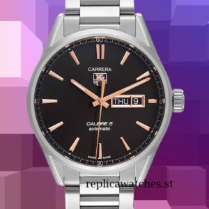 Tag Heuer Carrera Men's WAR201C.BA0723 15mm Black Dial