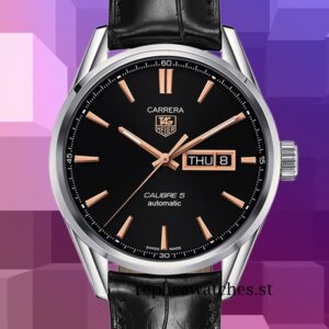 Tag Heuer Carrera Men's Around 13mm WAR201C.FC6266 Black Dial 18cm