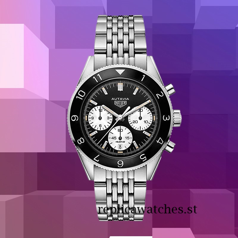 Tag Heuer Autavia Men Around 14mm CBE2110.BA0687 Around 18cm Black Dial - Image 2