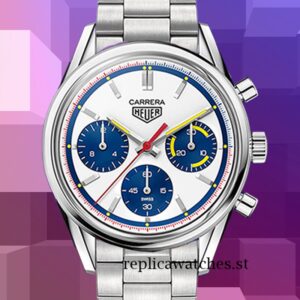 Tag Heuer Carrera Men Around 14mm CBK221C.FC6488-001 White Dial