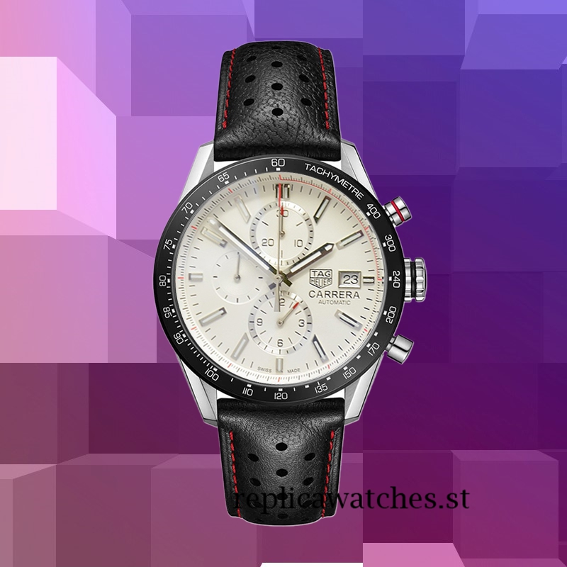 Tag Heuer Carrera Men CBM2110-003 Around 14mm White Dial Around 18cm - Image 2