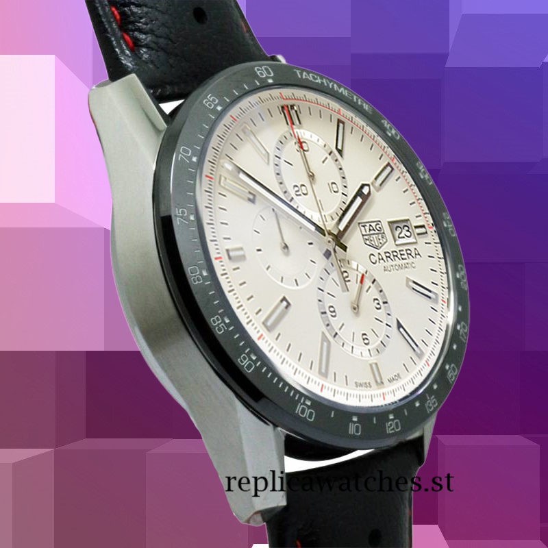 Tag Heuer Carrera Men CBM2110-003 Around 14mm White Dial Around 18cm - Image 4