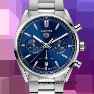 Tag Heuer Carrera Men Around 14mm CBN2011.BA0642 Blue Dial Quartz
