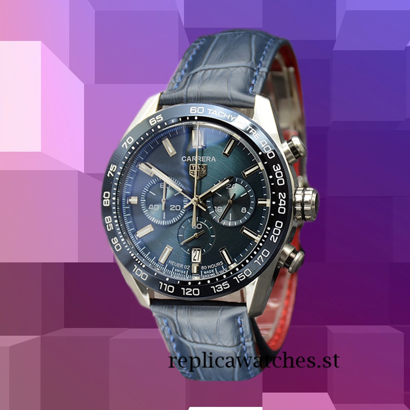 Tag Heuer Carrera Men Around 14mm CBN2A5A-001 Blue Dial - Image 2