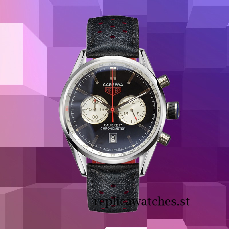 Tag Heuer Carrera Men CV2119-001 Around 14mm Black Dial - Image 2