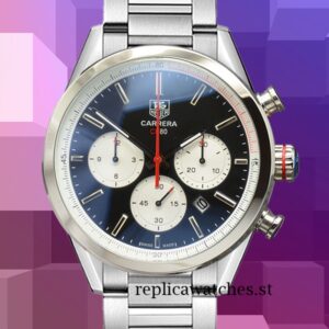 Tag Heuer Carrera CarreraBKSB-011 Men Around 14mm Quartz Black Dial