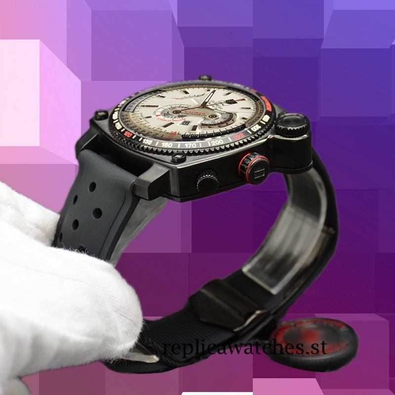 Tag Heuer Grand Carrera Around 14mm Men GrandCarreraWSR-004 White Dial - Image 3