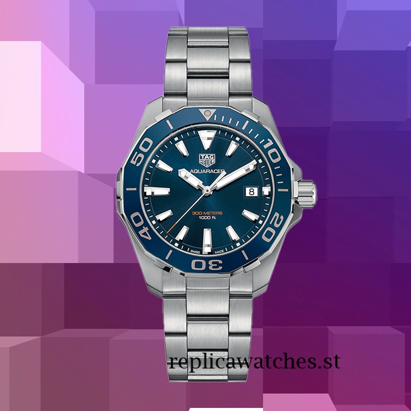 Tag Heuer Aquaracer WAY111C.BA0928 Around 14mm Men Blue Dial - Image 2