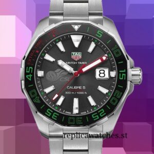 Tag Heuer Aquaracer WAY201E.BA0927 Around 14mm Men Grey Dial