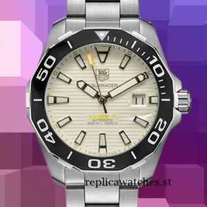 Tag Heuer Aquaracer WAY211A-001 Around 14mm Men White Dial Automatic