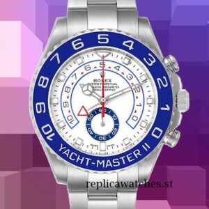 Rolex Yacht-master Ii Men's 44mm m116680-0002 White Dial Automatic