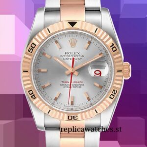 Rolex Datejust Turn-o-graph 36mm Men's 116261 Silver-tone Automatic