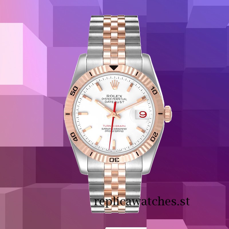 Rolex Datejust Turn-o-graph 36mm 116261 Men's White Dial - Image 2