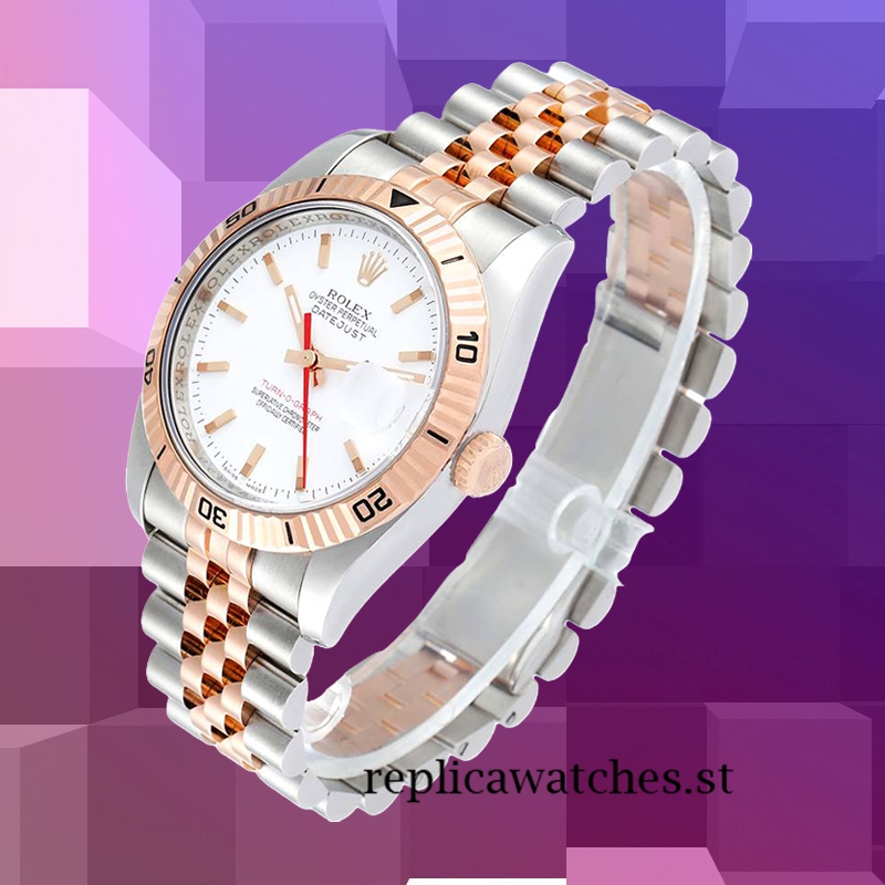 Rolex Datejust Turn-o-graph 36mm 116261 Men's White Dial - Image 3