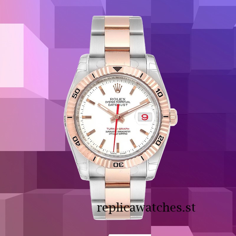 Rolex Datejust Turn-o-graph 36mm 116261 Men's White Dial - Image 5