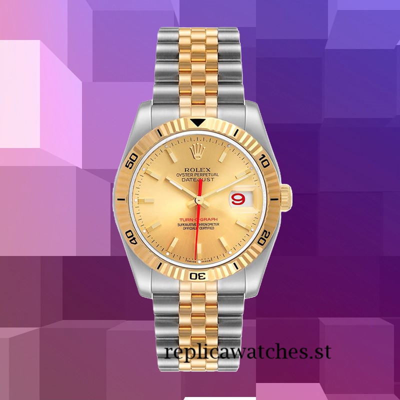 Rolex Datejust Turn-o-graph 36mm Men's 116263 Champagne Dial Automatic - Image 2
