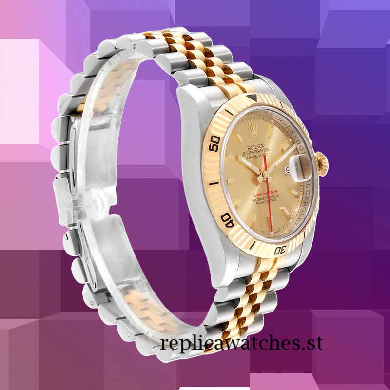 Rolex Datejust Turn-o-graph 36mm Men's 116263 Champagne Dial Automatic - Image 3
