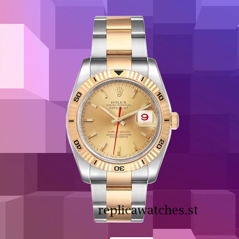 Rolex Datejust Turn-o-graph 36mm Men's 116263 Champagne Dial Automatic - Image 5