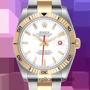 Rolex Datejust Turn-o-graph 36mm 116263 Men's Automatic Silver-tone