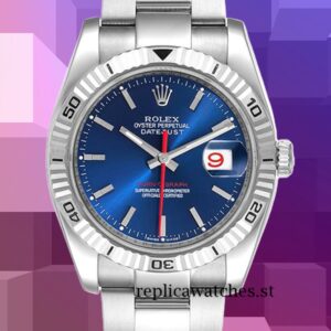 Rolex Datejust Turn-o-graph 116264 Men's 36mm Silver-tone
