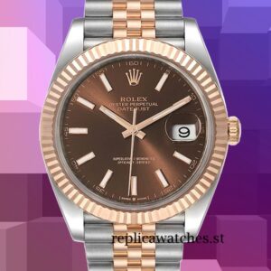 Rolex Datejust 41mm m126331-0002 Men's Automatic Chocolate Dial