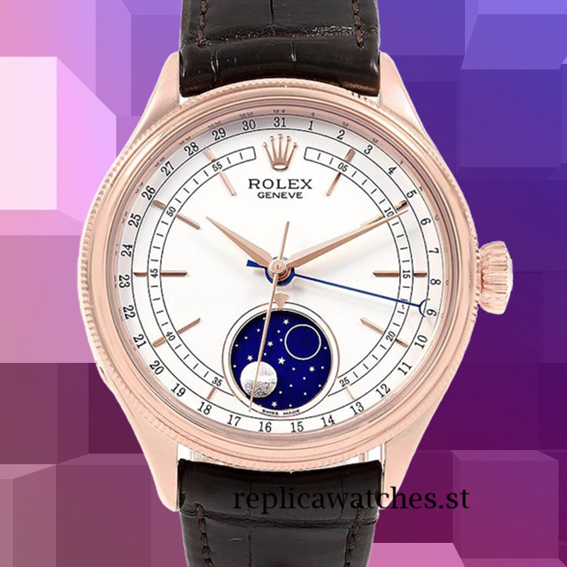 Rolex Cellini Men's m50535-0002 39mm White Dial