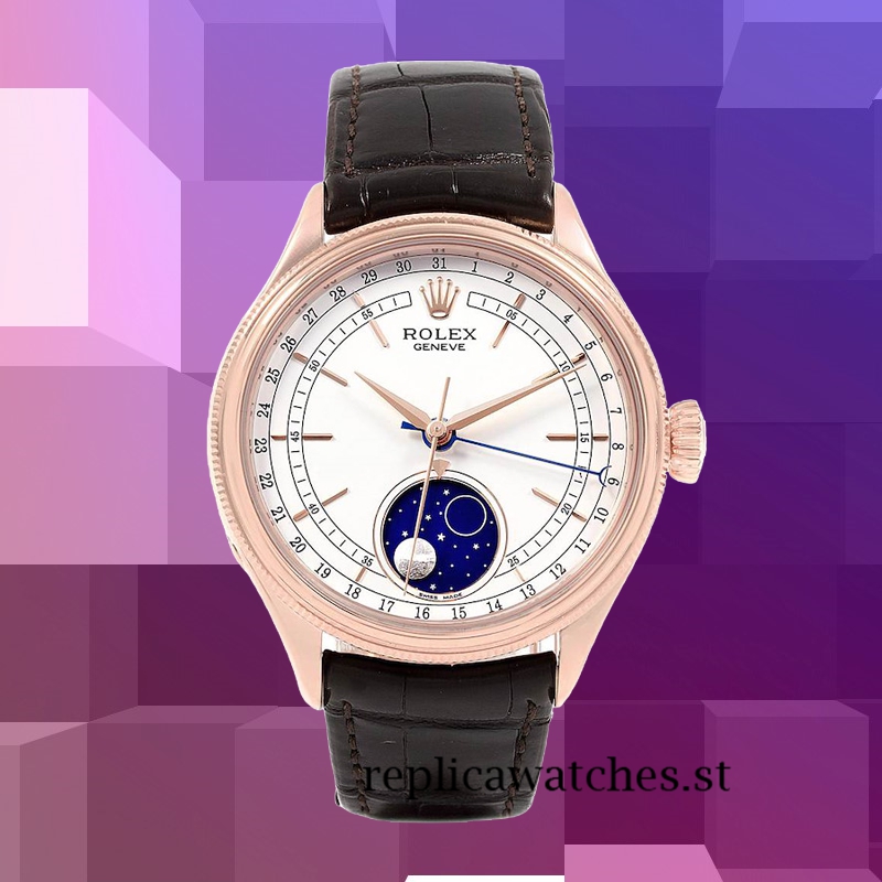 Rolex Cellini Men's m50535-0002 39mm White Dial - Image 2