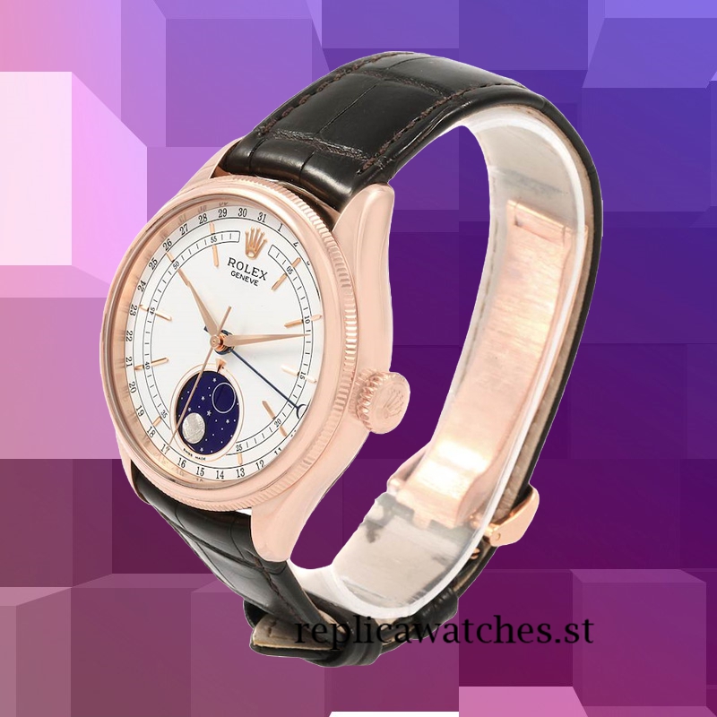 Rolex Cellini Men's m50535-0002 39mm White Dial - Image 3