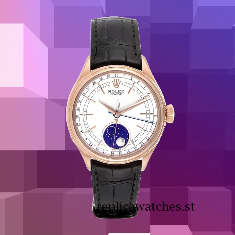 Rolex Cellini Men's m50535-0002 39mm White Dial - Image 5