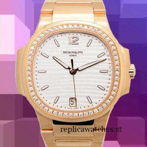 Patek Philippe Nautilus 9mm 7118/1200R-001 Ladies White Dial