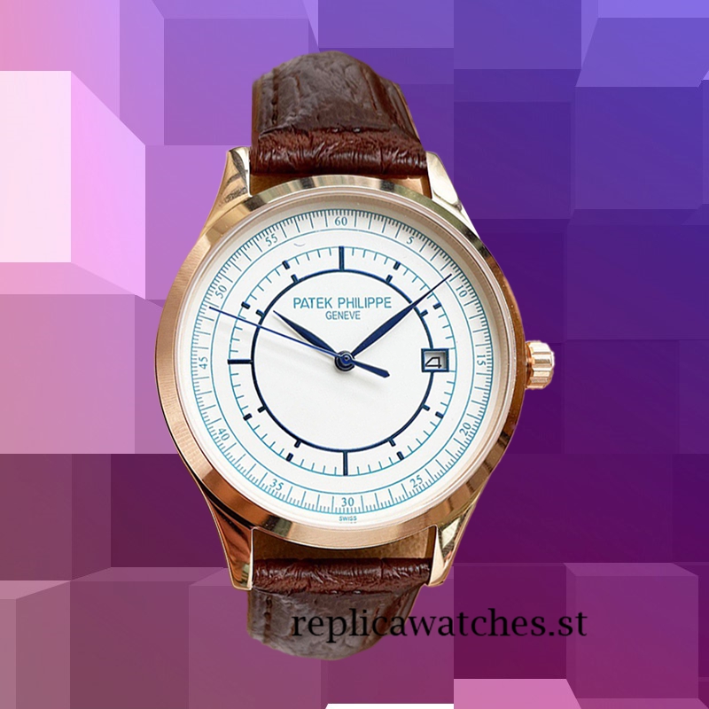Patek Philippe Calatrava 9mm 5296R-001 Men's Leather Automatic - Image 2