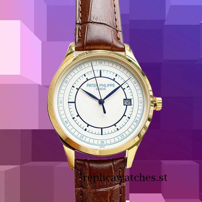 Patek Philippe Calatrava 9mm 5296R-001 Men's Leather Automatic - Image 3