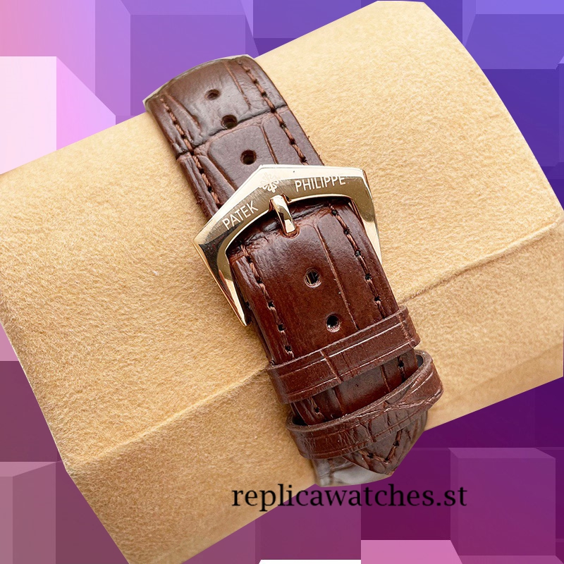 Patek Philippe Calatrava 9mm 5296R-001 Men's Leather Automatic - Image 4