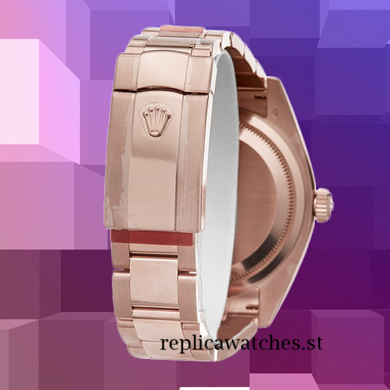 Rolex Day-Date m118205f-0062 Men's 36mm Rose Gold Jubilee Dial Automatic - Image 4