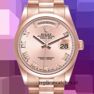 Rolex Day-Date 36mm Men's 118205 Rose Gold-tone
