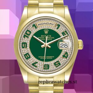 Rolex Day-Date 118208 36mm Men's Gold-tone