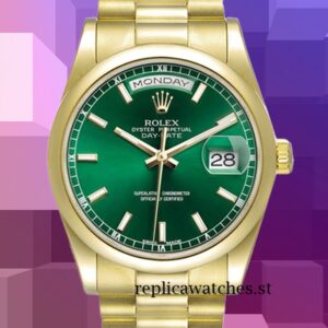 Rolex Day-Date Men's 36mm m118208-0349 Automatic