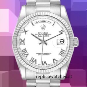 Rolex Day-Date 36mm Men's 118239-83209 White Dial