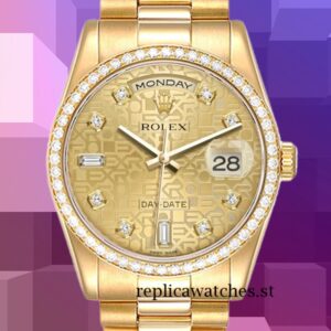 Rolex Day-Date m118348-0037 36mm Men's Gold-tone