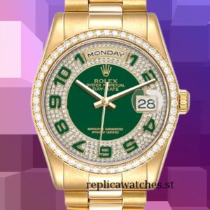 Rolex Day-Date 36mm Men's 118348-0054 Gold-tone