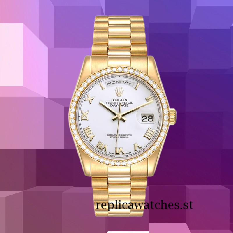 Rolex Day-Date Men's m118348-0150 36mm Gold-tone - Image 2