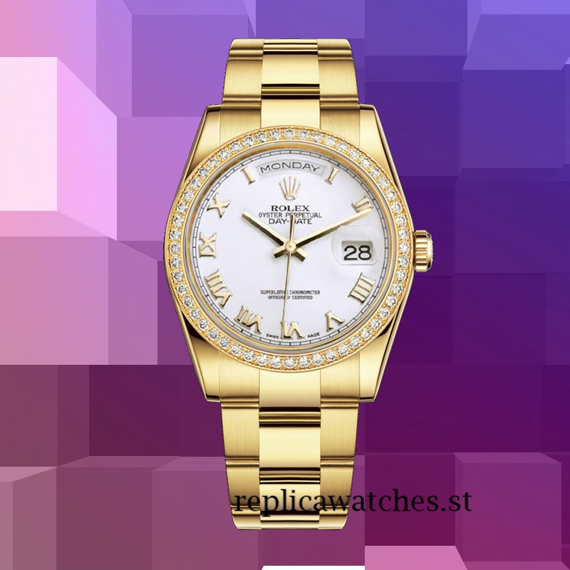 Rolex Day-Date Men's m118348-0150 36mm Gold-tone - Image 5