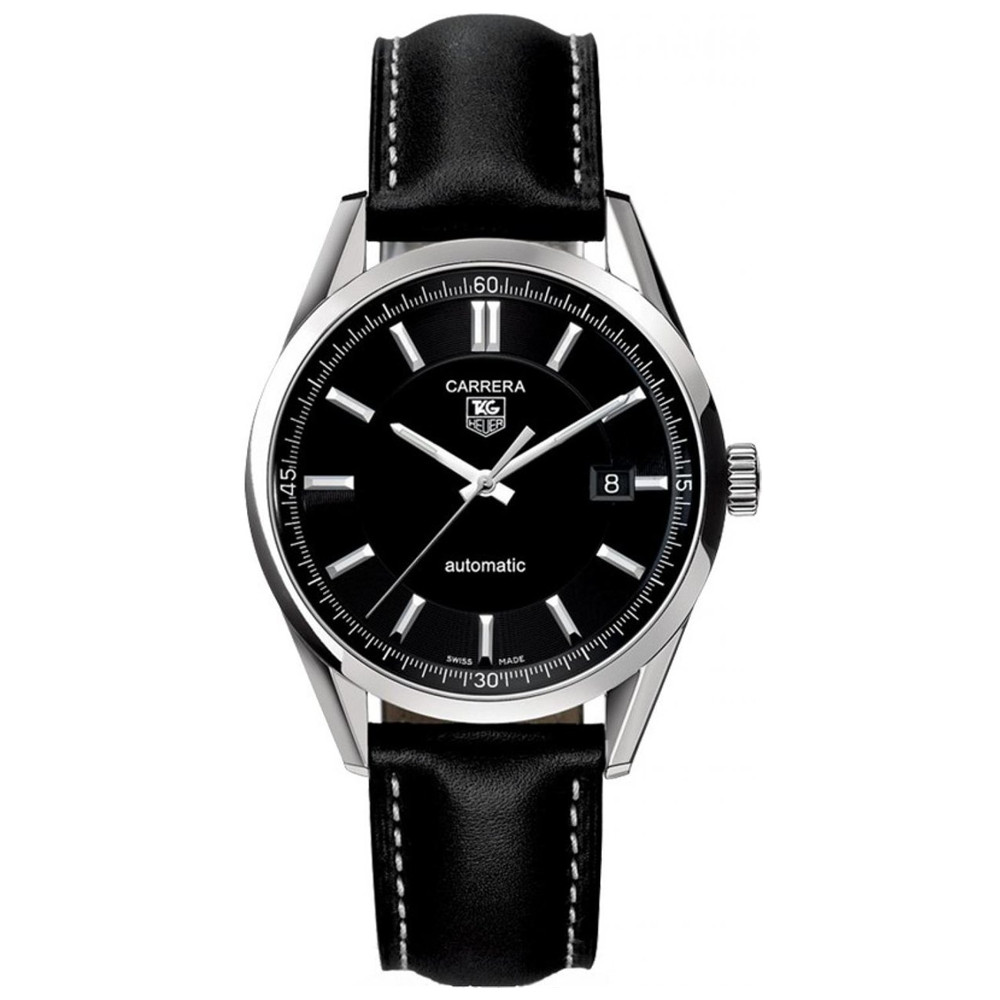 Tag Heuer Carrera 39mm WV211B.FC62 Black Leather