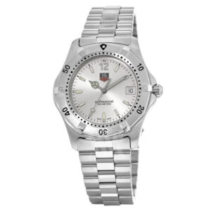 TAG Heuer WK1112-1 Silver Dial Quartz Watch 37mm