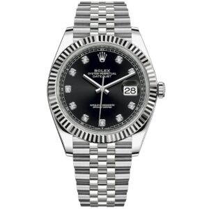 Rolex Datejust 41mm Black Diamond Dial 126334