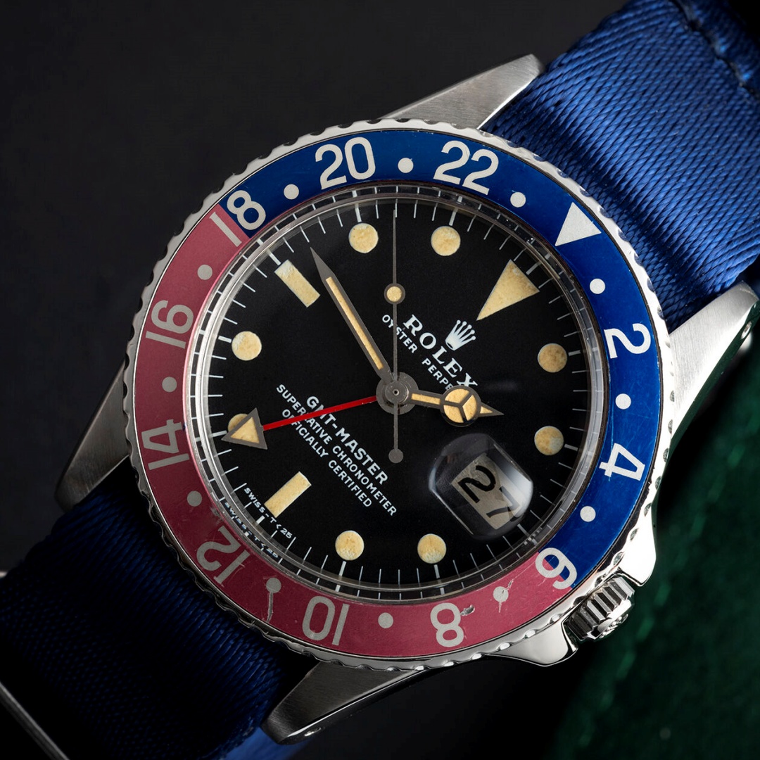 Rolex GMT Master 1675 Blue Strap 40mm - Image 3