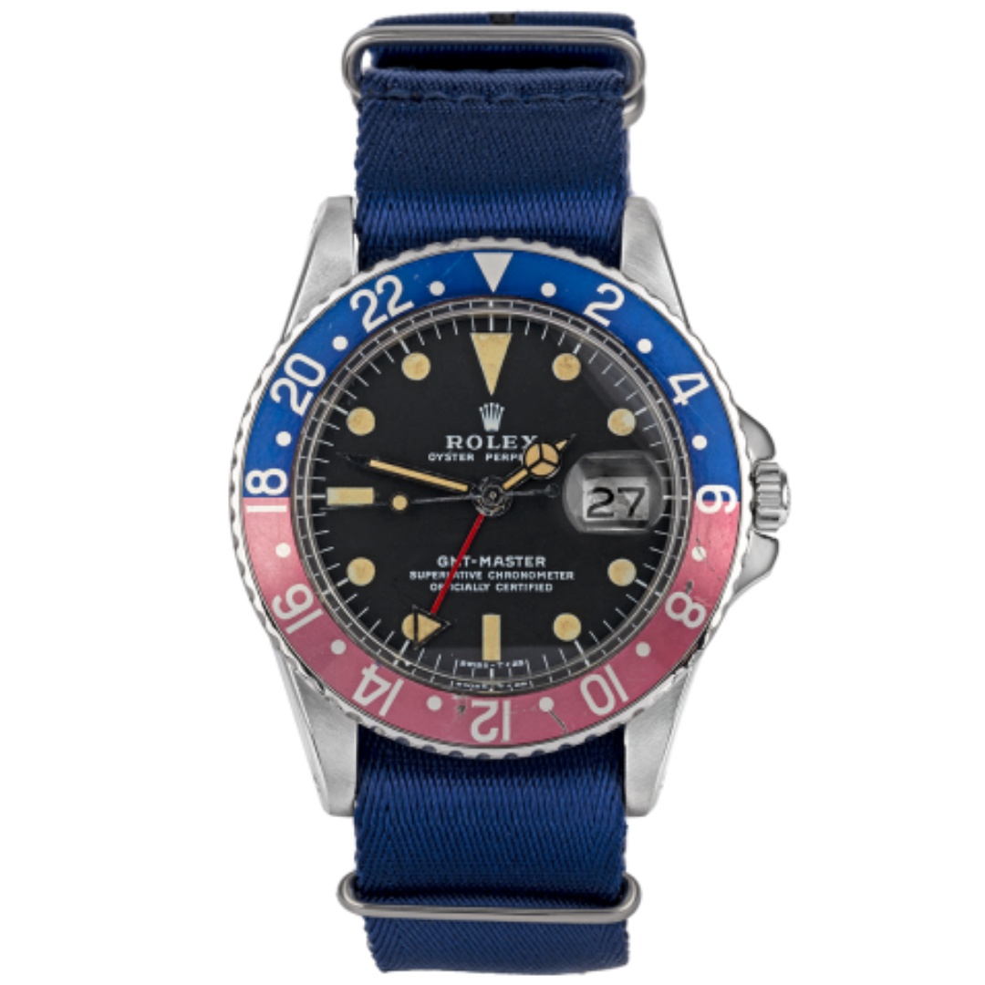 Rolex GMT Master 1675 Blue Strap 40mm