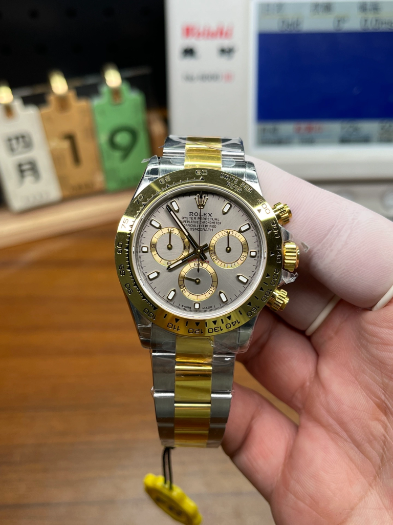 CF 1:1 Replica Rolex Daytona Two Tone Gray 116523 0041