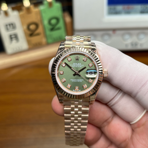 CF 1:1 Replica Rolex Lady datejust 28 Ref.279175 0013 Green Diamond Dial