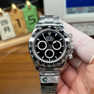 CF 1:1 Replica Rolex Daytona Black Dial 126500LN 0002 40mm
